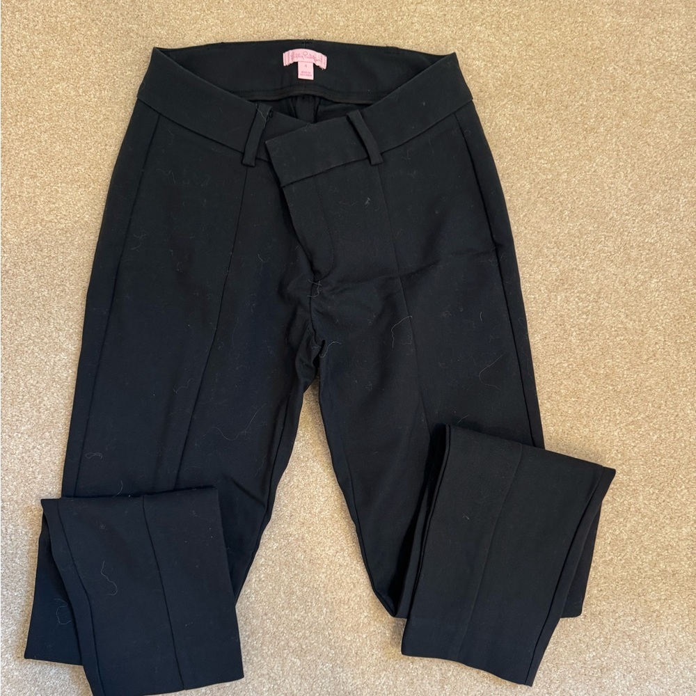 Lilly Pulitzer Black Women's Straight Leg Pants